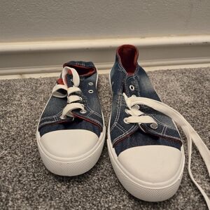 Bobbie Brooks Blue and Red Sneakers